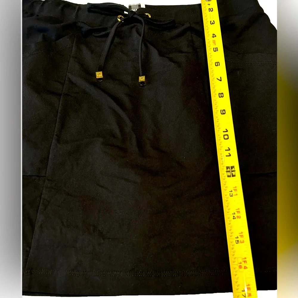 Anne Klein Black Skort A-Line Pull On Career Casual Women’s Size XS Skirt Lined